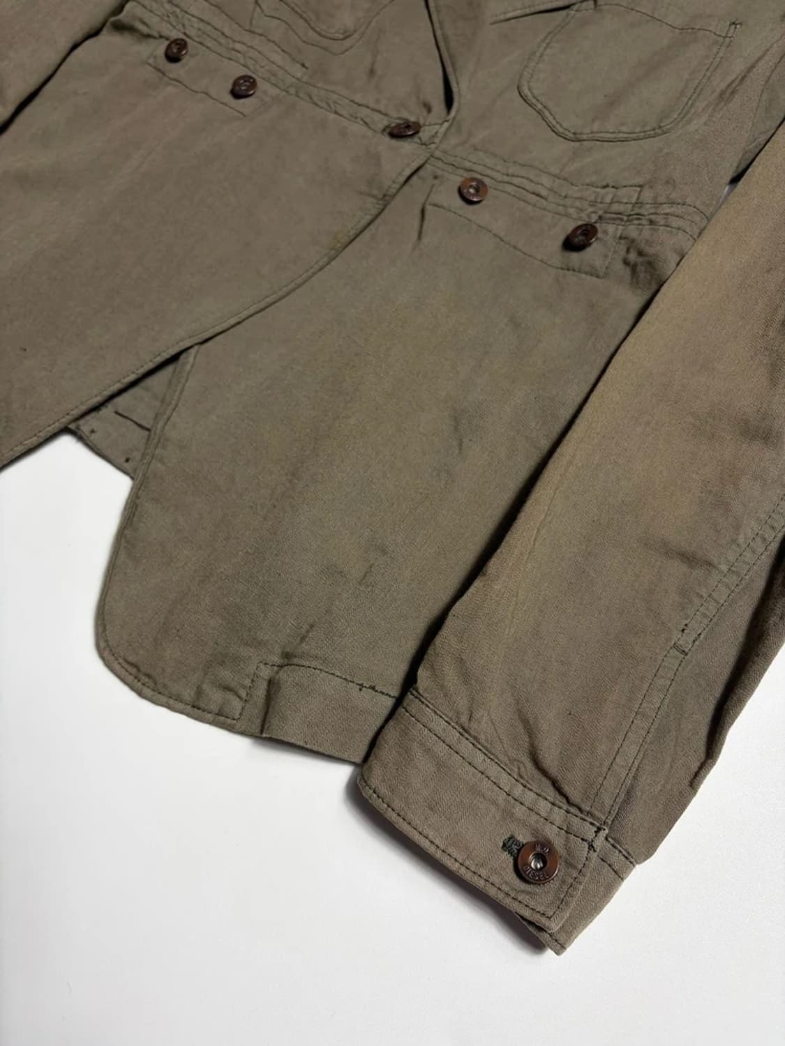 디젤 DIESEL 00's Y2K 밀리터리 카고 자켓 R1742 상품이미지3