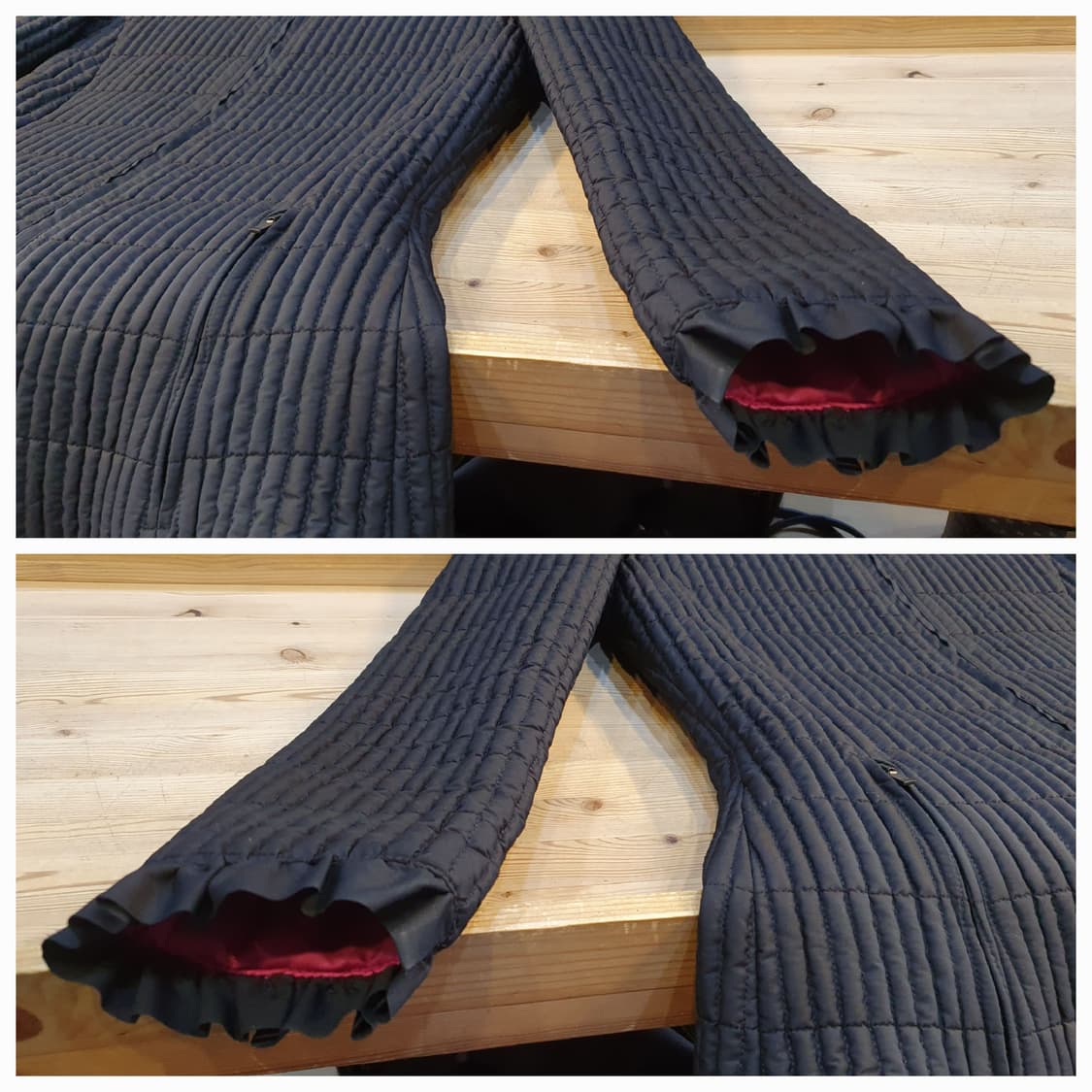 55.펜디 1990's 프릴 퀼팅자켓 상품이미지7