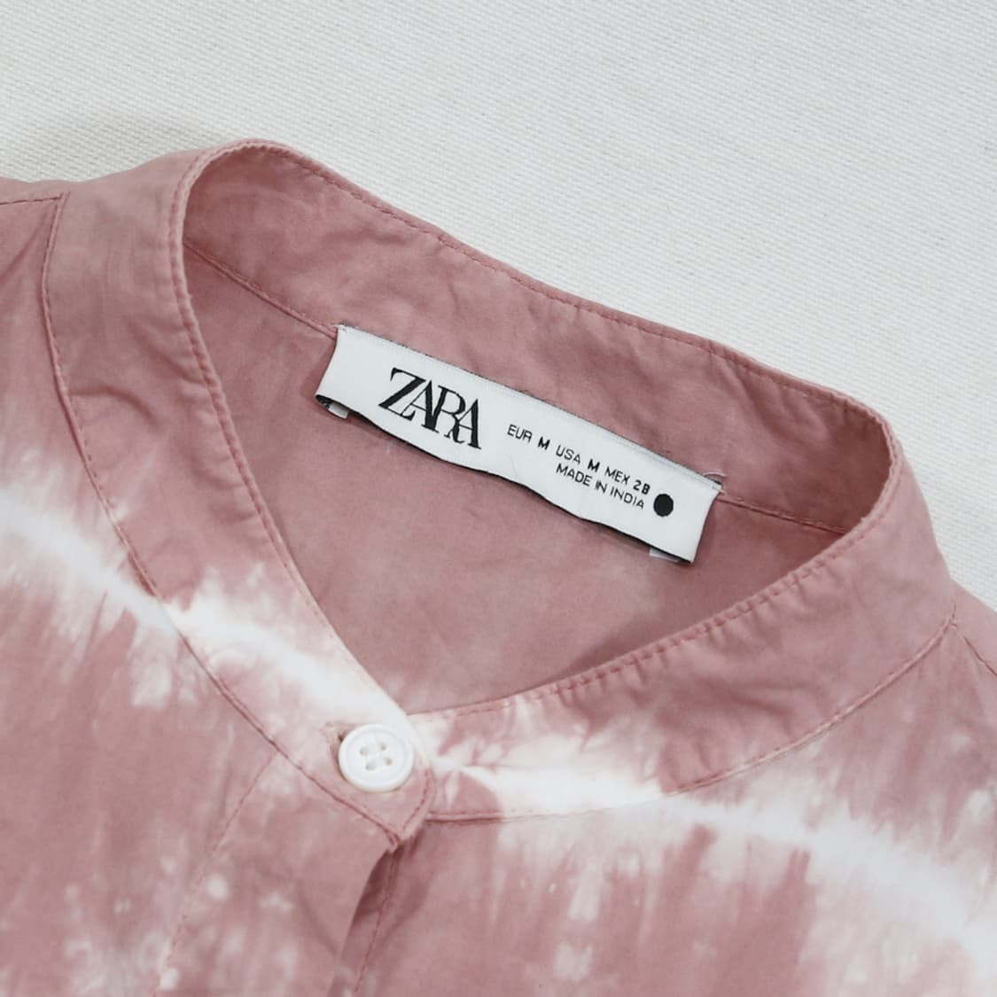 ZARA 타이다이 라운드 셔츠 (여성용 M) 상품이미지5