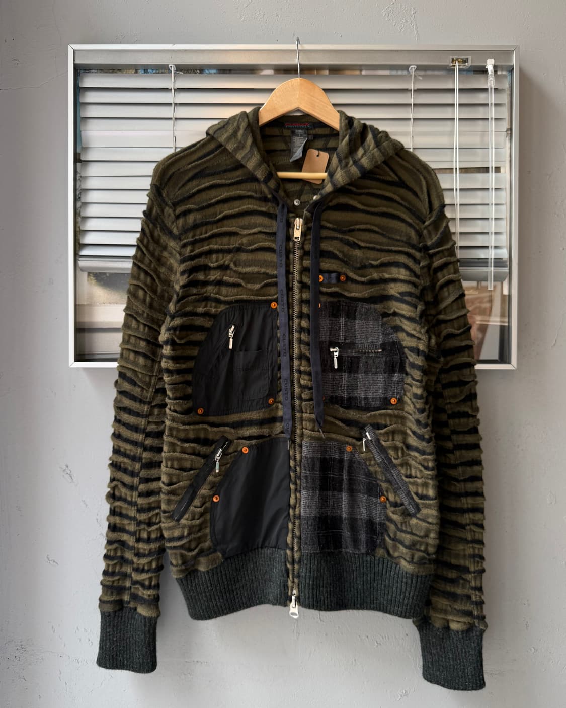 CUSTO BARCELONA contemporary zip-up 후드 상품이미지1