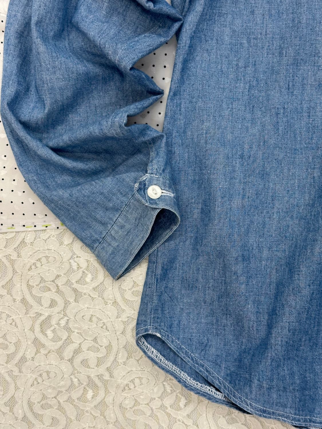 Spirit House Vintage 데님 후드 셔츠 상품이미지8