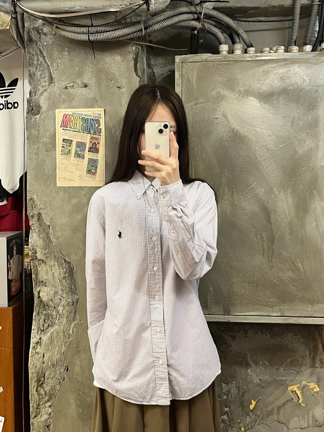 폴로 랄프로렌 체크 셔츠 M #csz556 상품이미지2
