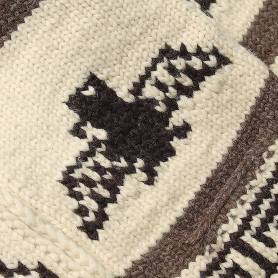  KANATA "Brown Knit Zip-up" 상품이미지5