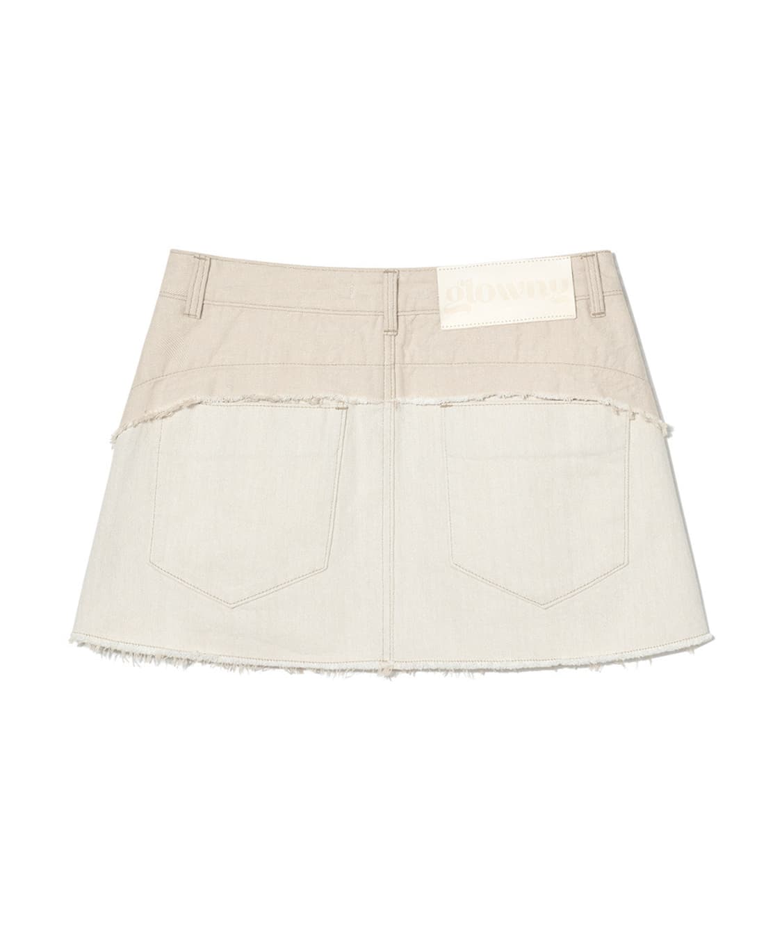 GLOWNY ARIZONA TWOTONE SKIRT (Sand) 상품이미지2