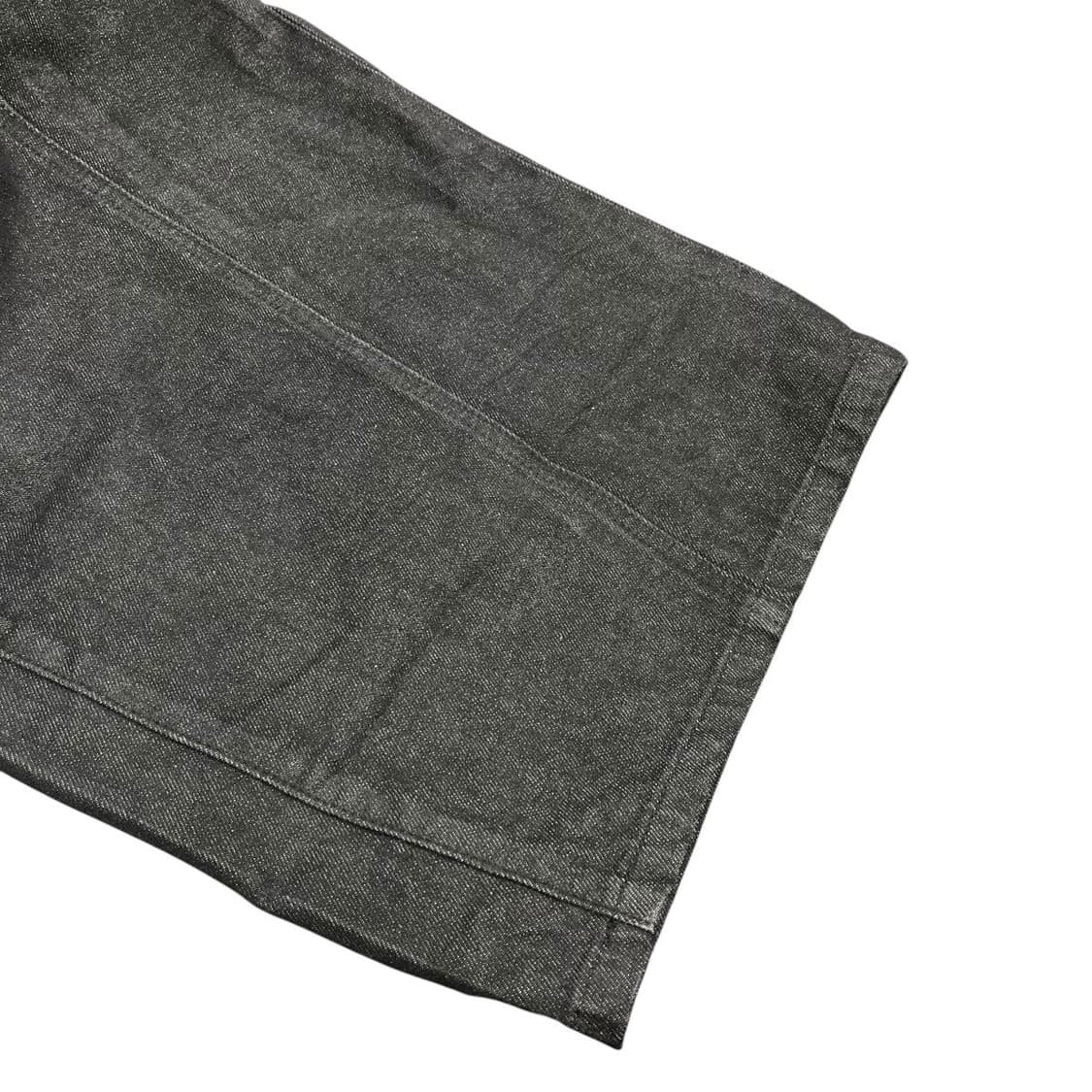 FILTH  FRONT ZIP BAGGY WAXED BLK  상품이미지4