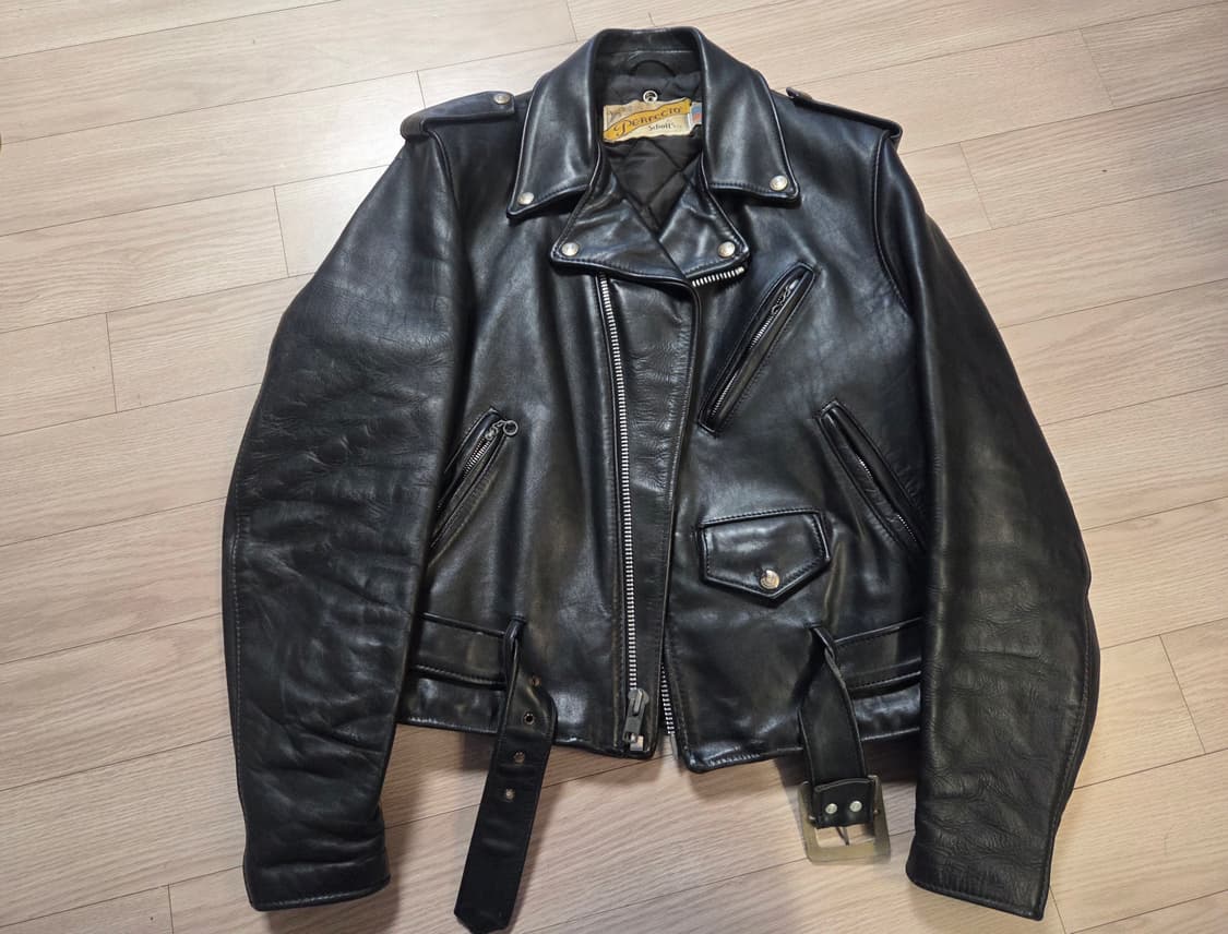 schott618 쇼트 퍼펙토 라이더 자켓 38 사이즈 상품이미지1