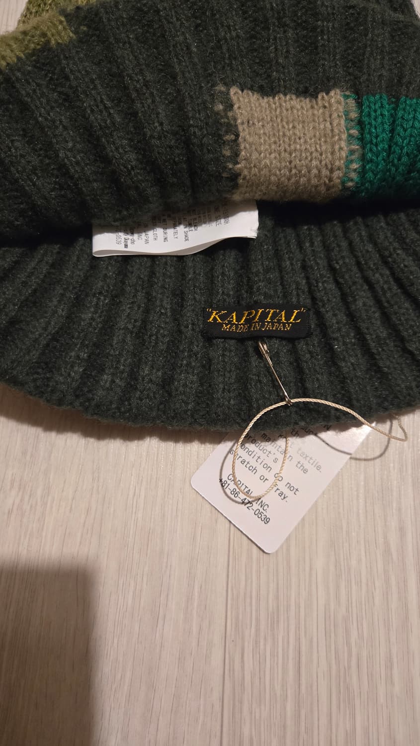 [Kapital] 5G Wool Tugihagi Knit Cap  상품이미지2