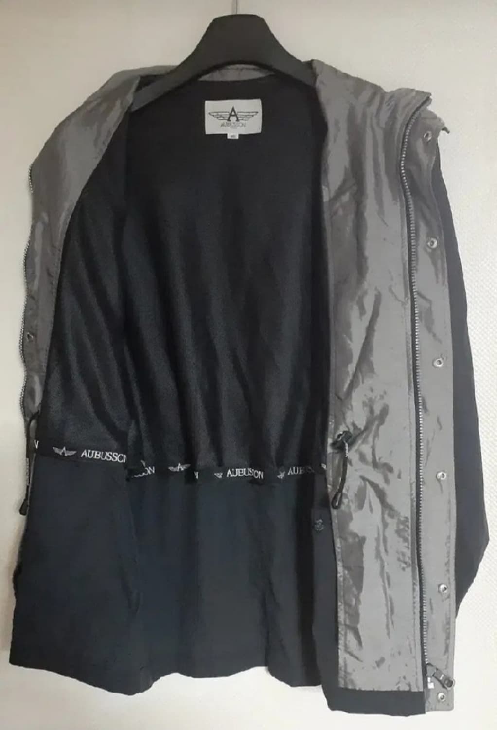 AUBUSSON 파리 바람막이 자켓 점퍼 블랙 95 상품이미지3