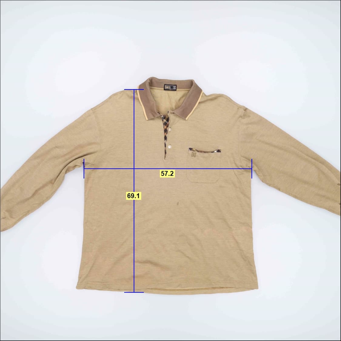 [105] 닥스 긴팔 카라티셔츠 0105H1 상품이미지5