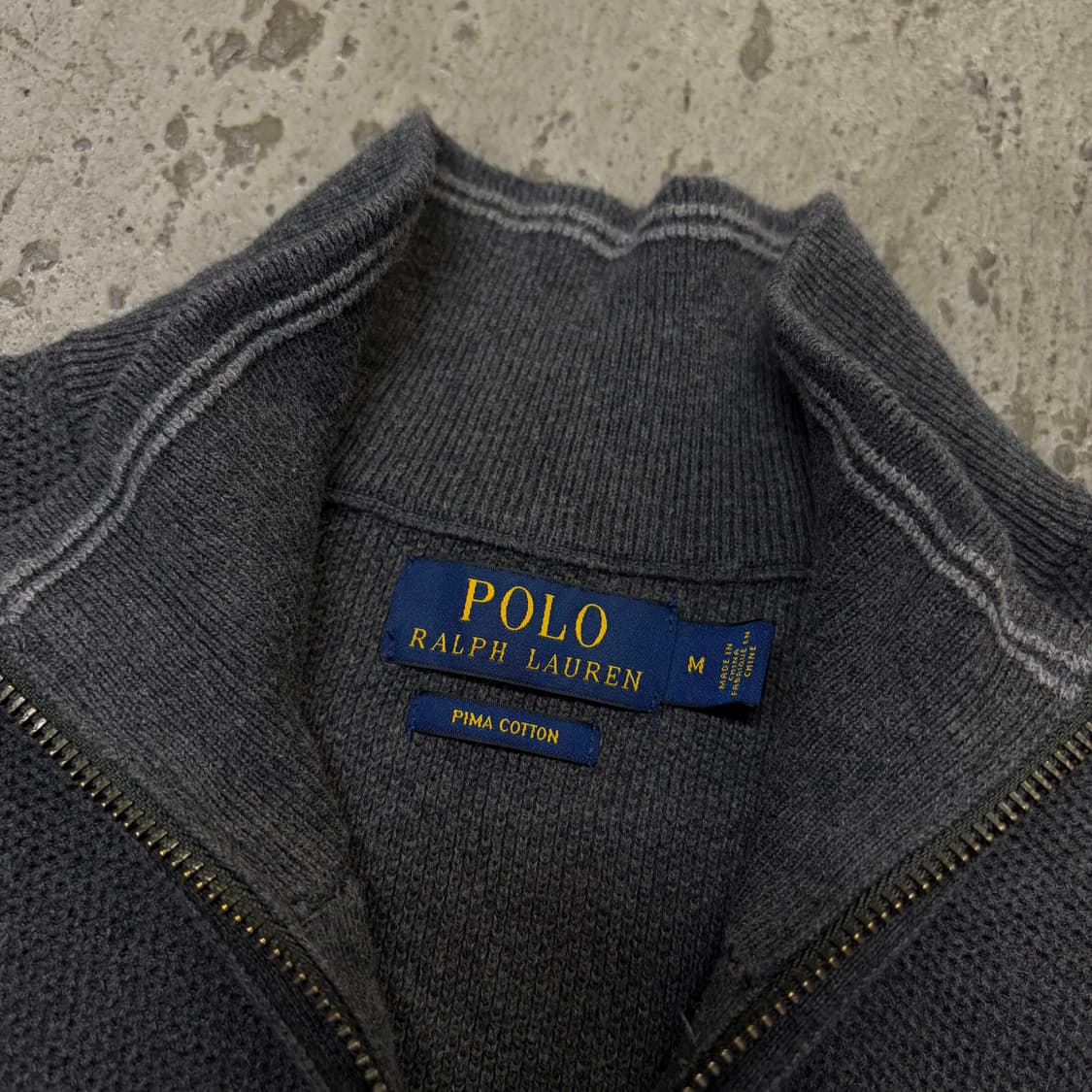 폴로 반집업 니트[2185] 상품이미지6