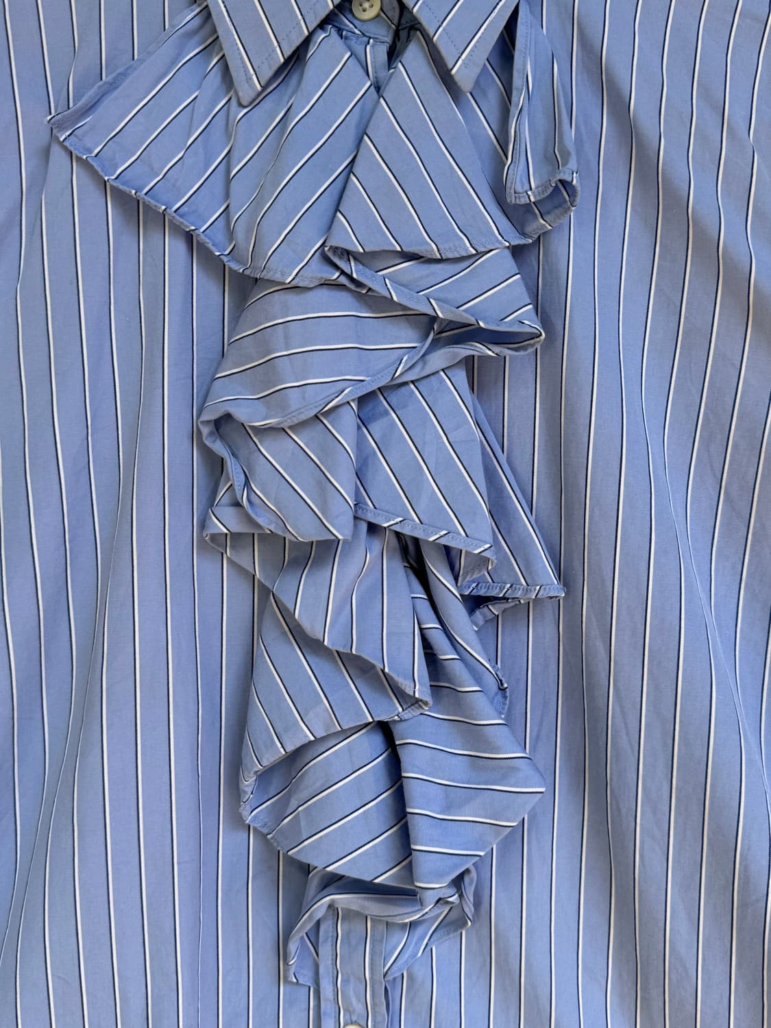 Ralph Lauren 랄프로렌 여성 프릴 블라우스 스트라이프 셔츠 상품이미지4