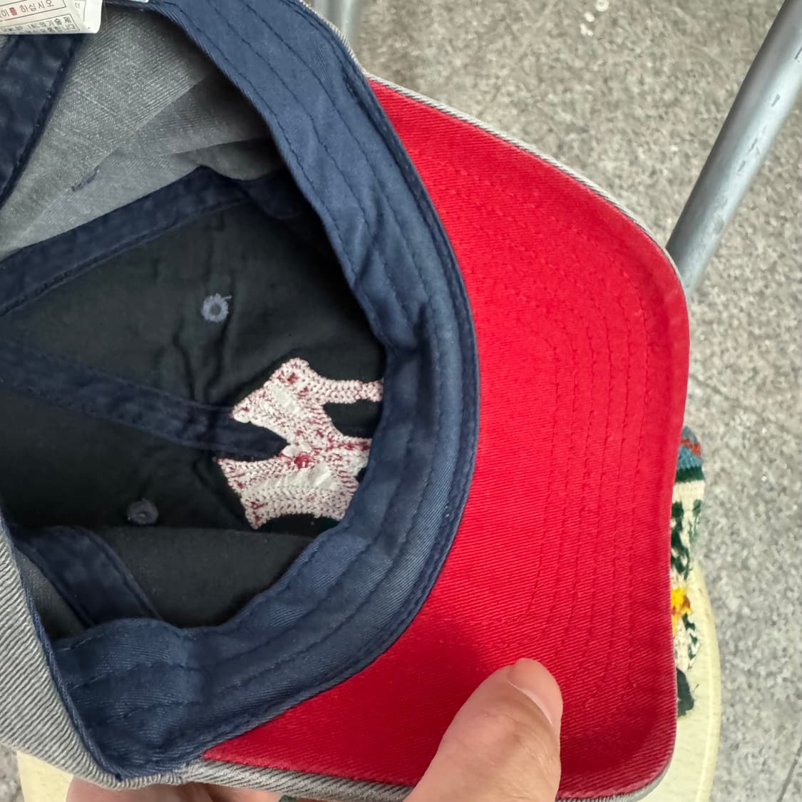 MLB 뉴욕양키스 빈티지 로고 볼캡 상품이미지9