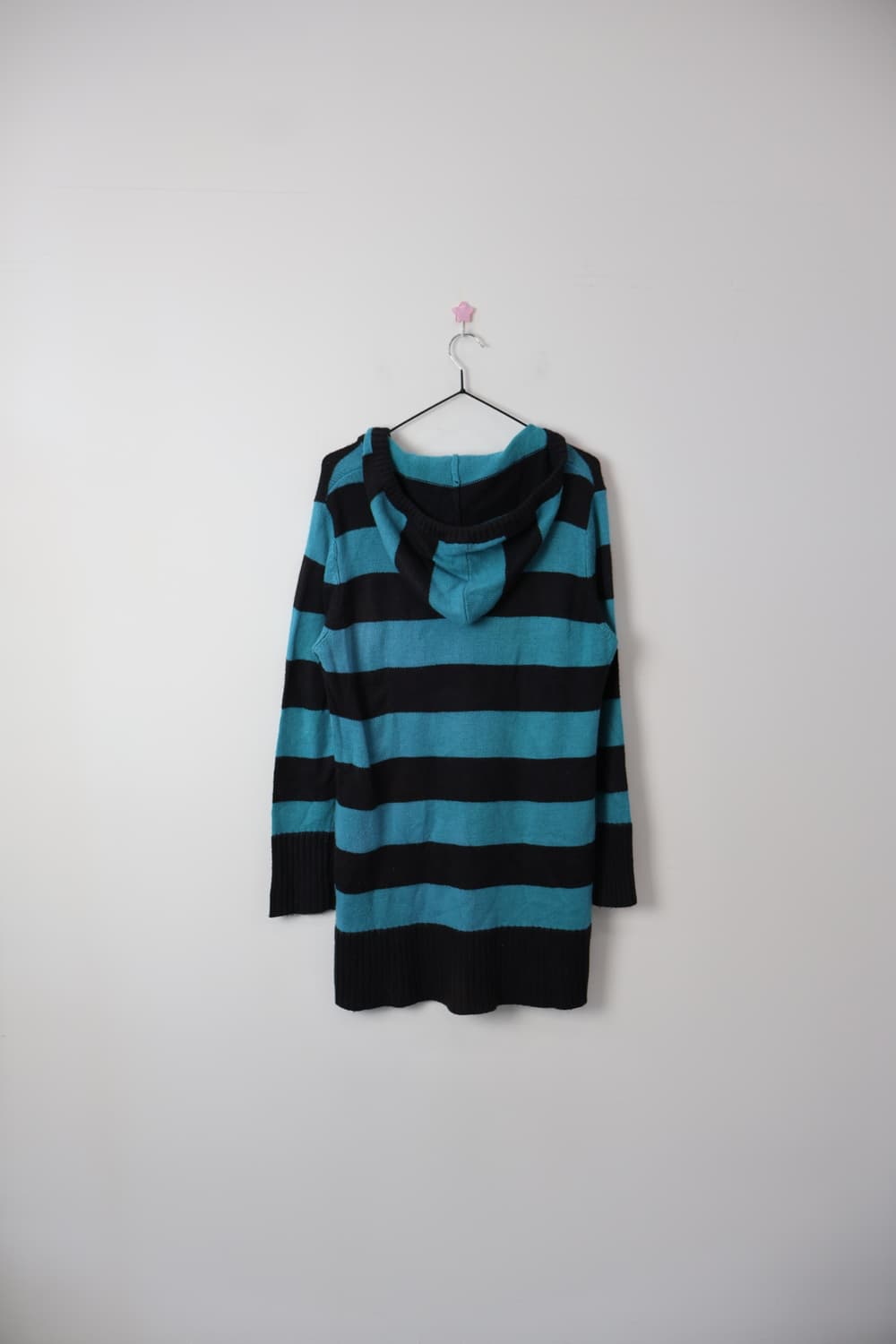 Jpn Y2k Bold Stripe Knit Hoodie 상품이미지4