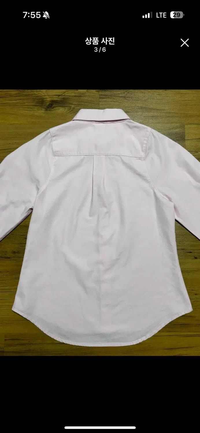 에옹쓰 가든 테이프 셔츠 핑크 상품이미지5