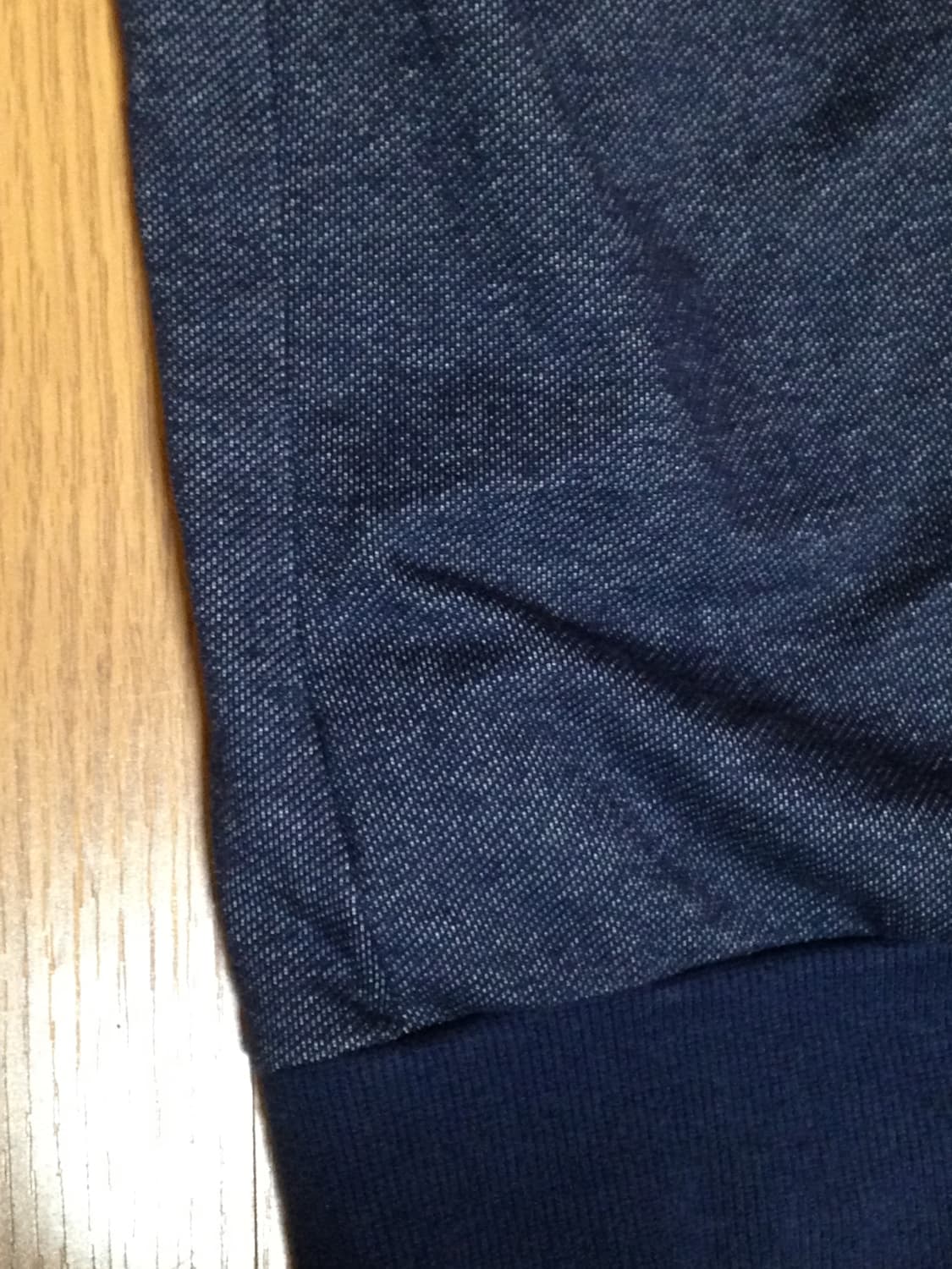 아디다스 데님 네이비 백로고 트랙탑 상품이미지4