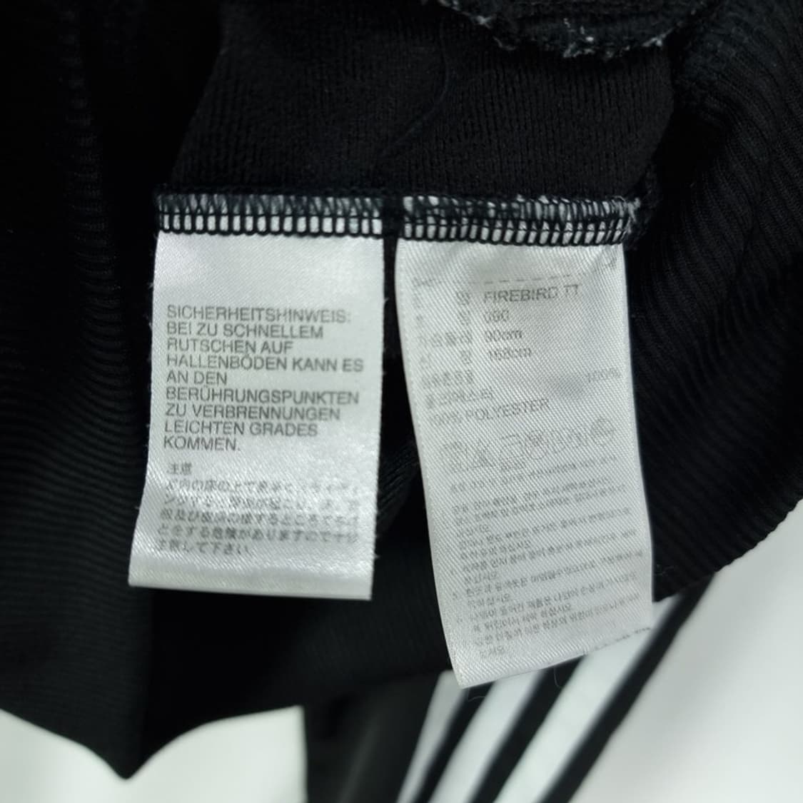 [아디다스] 빅로고 파이어버드 우먼스 트랙탑 집업 자켓 블랙 M19390 상품이미지8