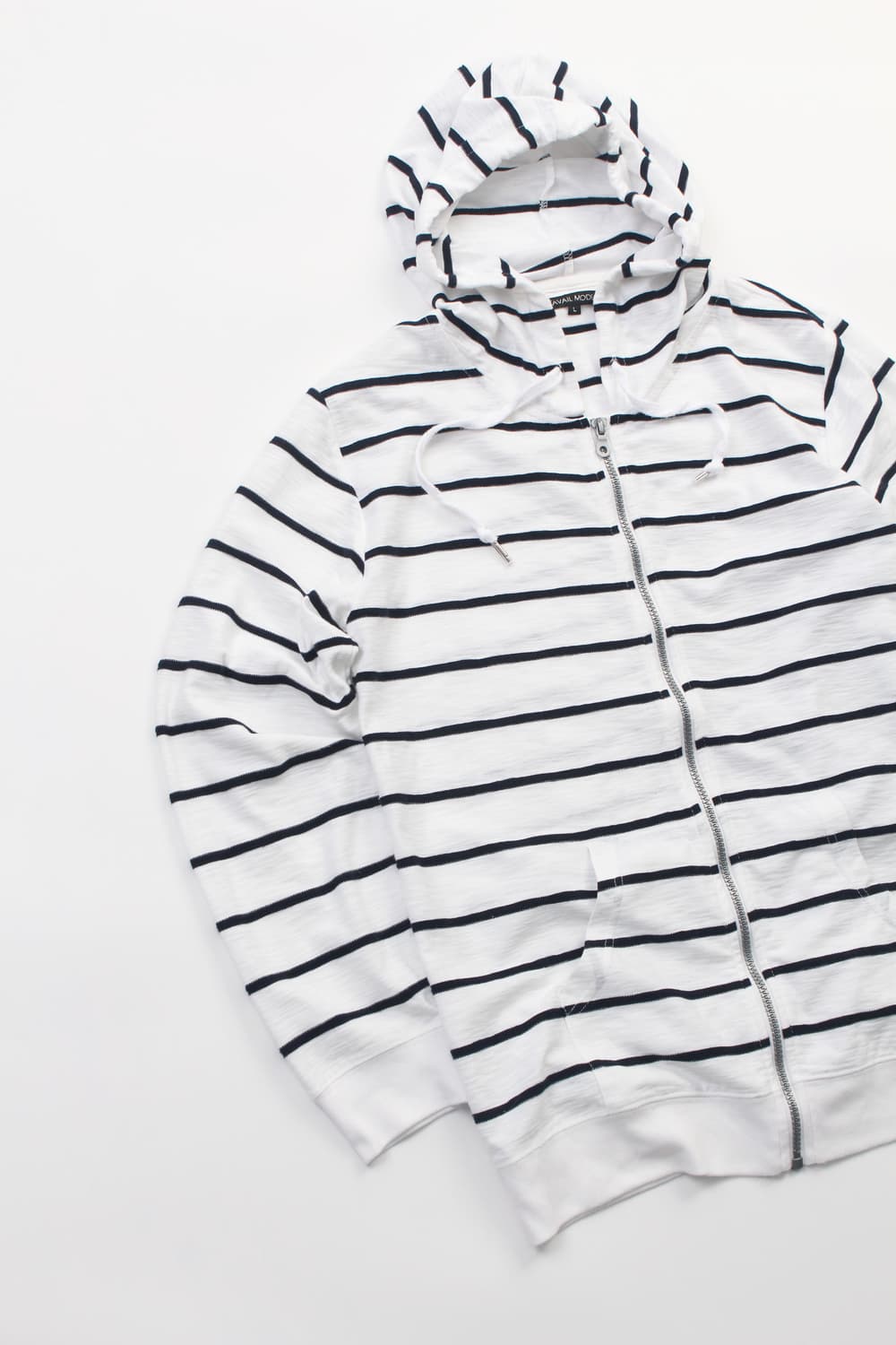 AVAIL MODE Stripe Zip-Up Hoodie 상품이미지10