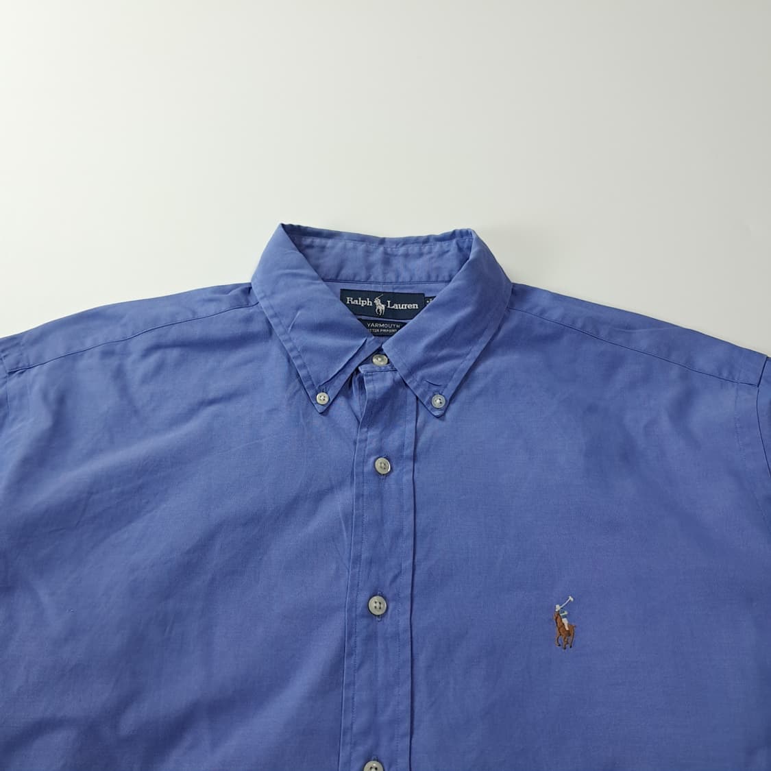 CK626 XL 폴로 90s 홍콩판 블루 핀포인트 셔츠 남방 상품이미지2