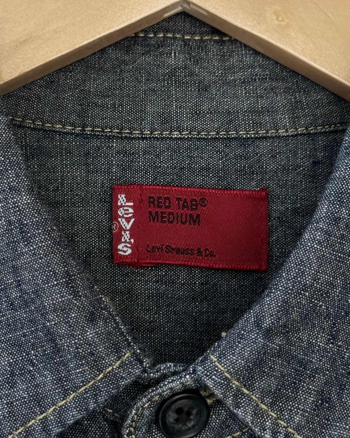 Levis jpn red tab denim half sleeve shir 상품이미지7