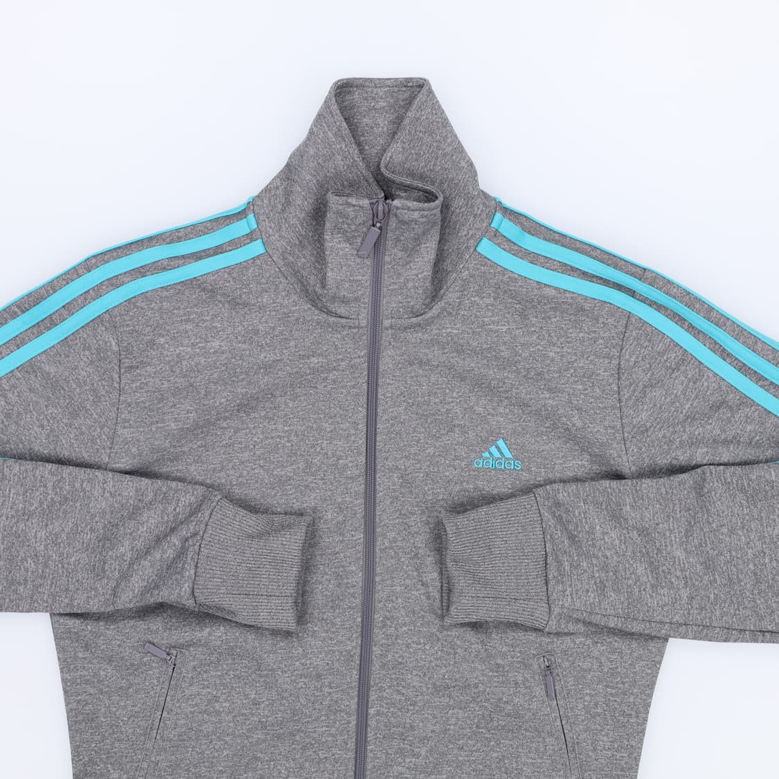 [95] 아디다스 여성 그레이 트랙탑 집업 져지 자켓 N7019 상품이미지3