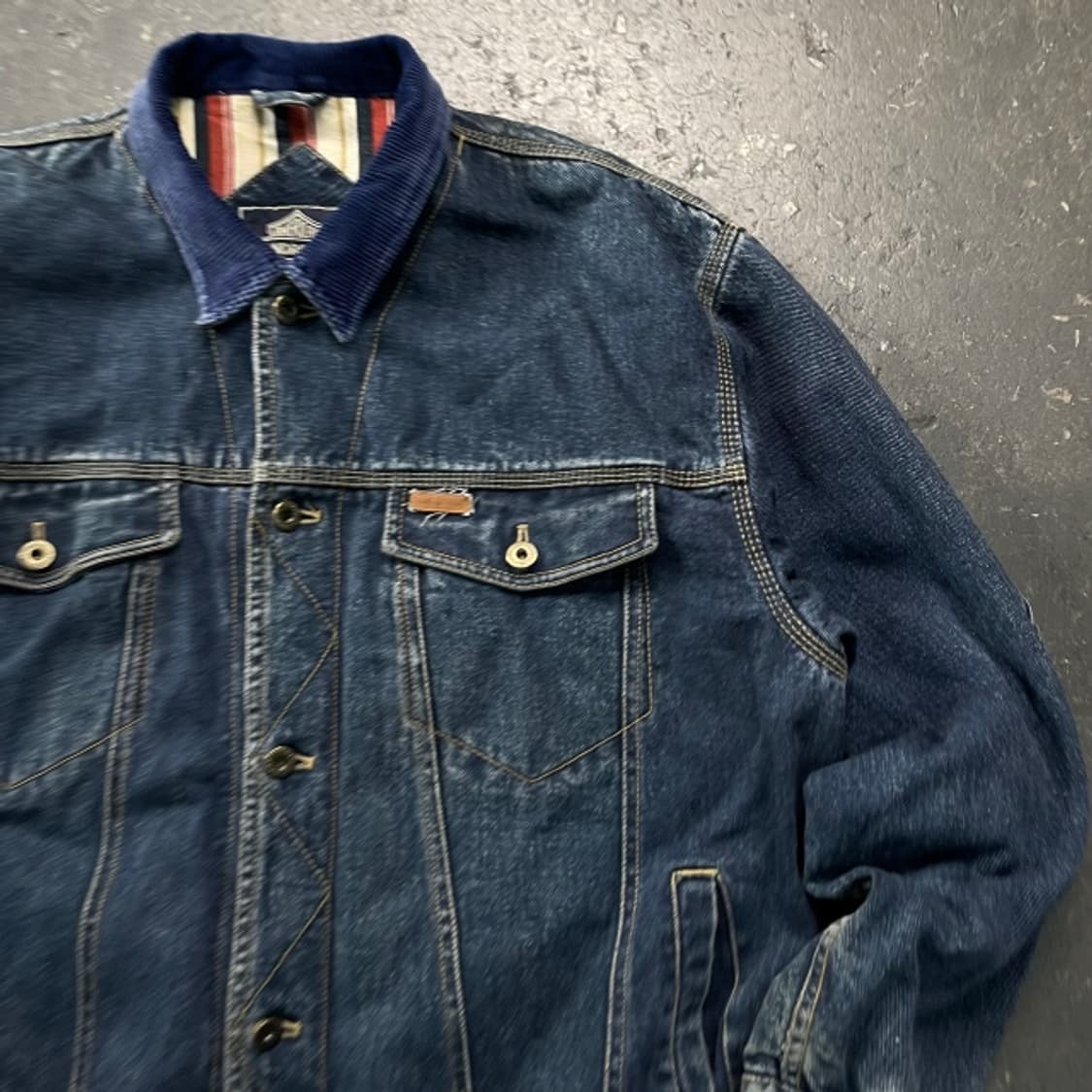 105 90s 랜드로버 데님 트러커 자켓  상품이미지2