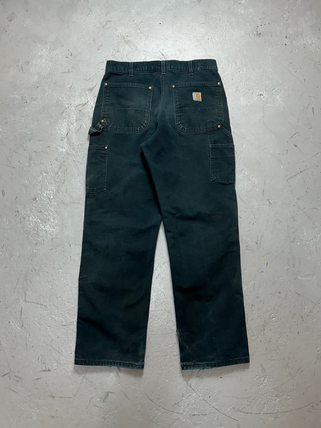 OG USA Made 칼하트 B01 더블니 블랙 칼하트 썩블니 워크팬츠 상품이미지4