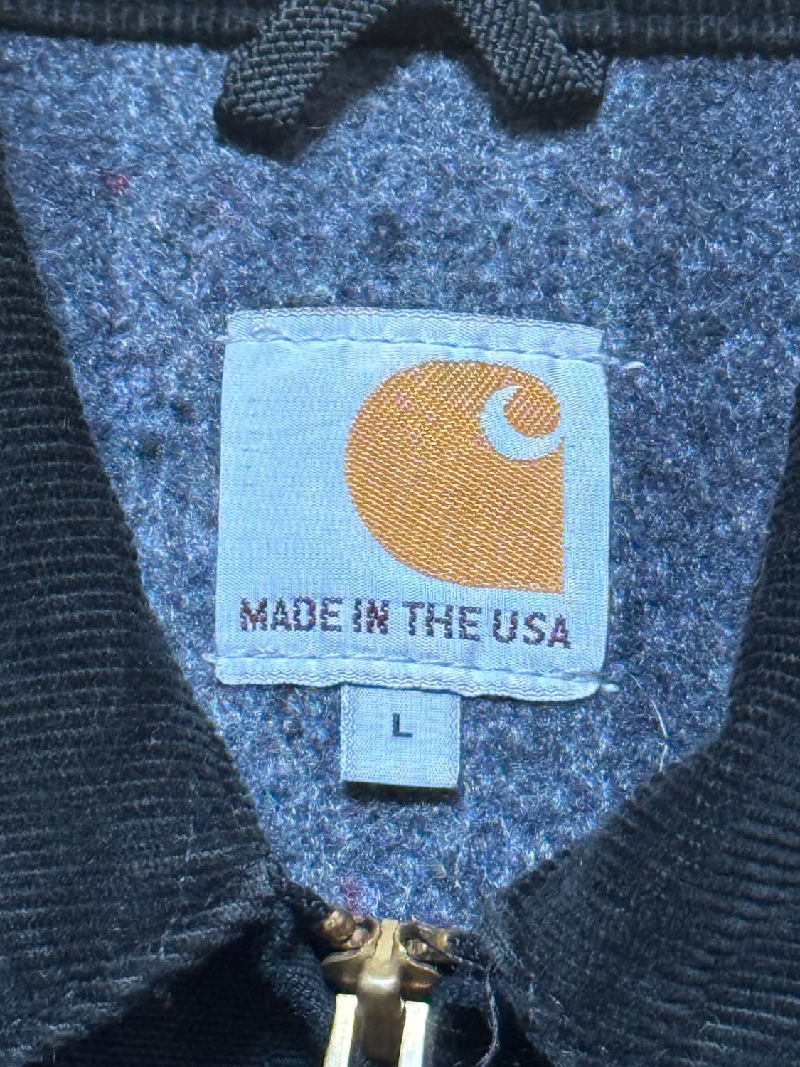 칼하트 디트로이트 J001 블랙 L (MADE IN USA) 상품이미지2