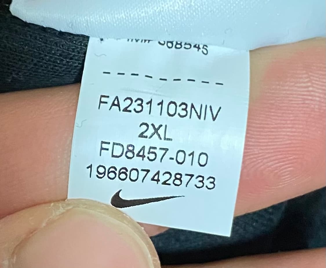 [XXL] 나이키 X 녹타 테크 플리스 크루 블랙 상품이미지4