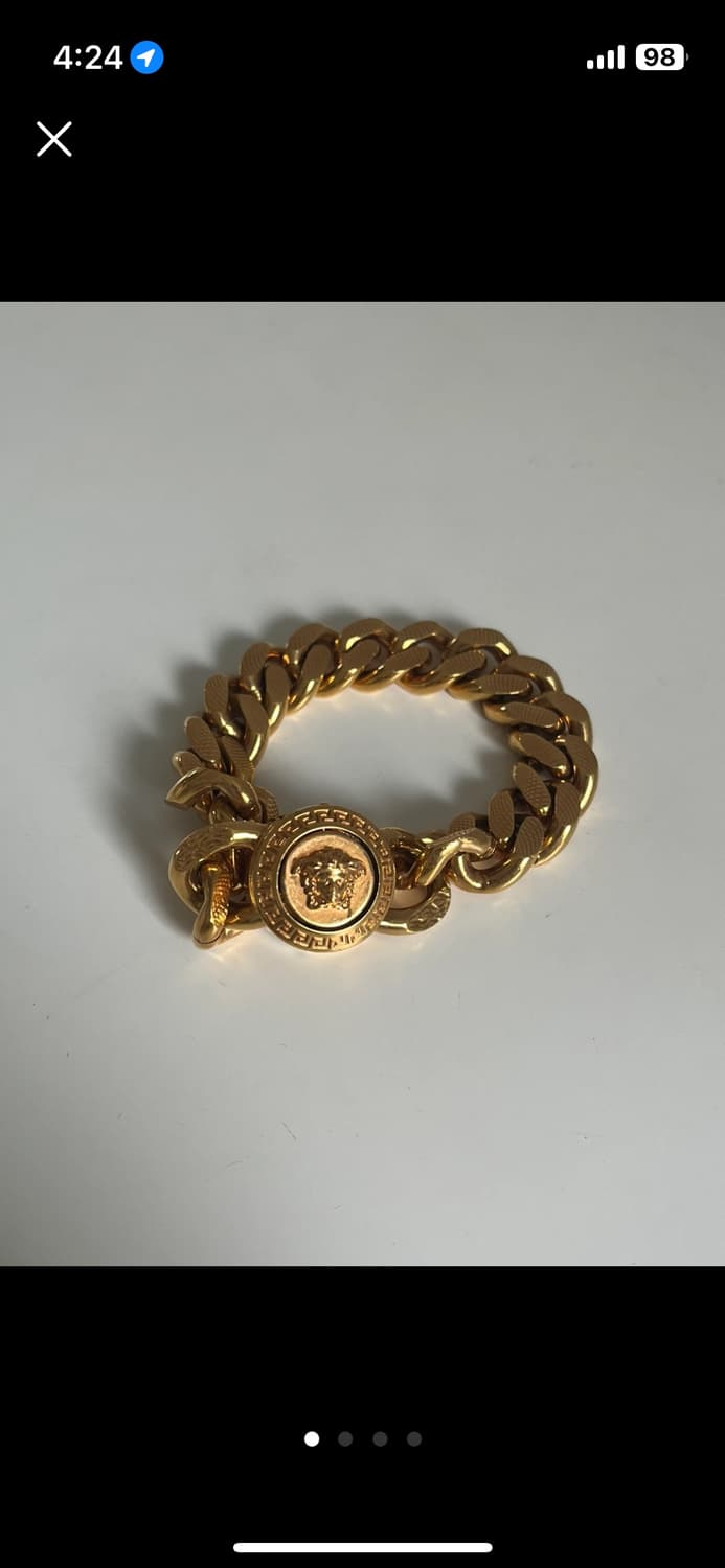 베르사체 메두사 체인 팔찌 상품이미지1