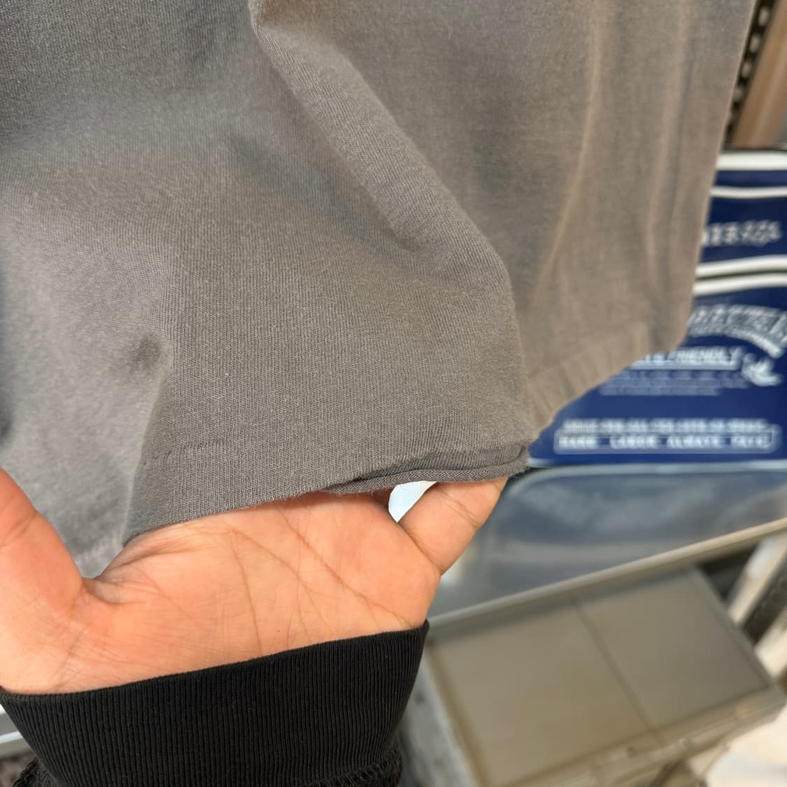 90S 빌라봉 워싱 페이딩 로고 아웃 티셔츠 M L 상품이미지5