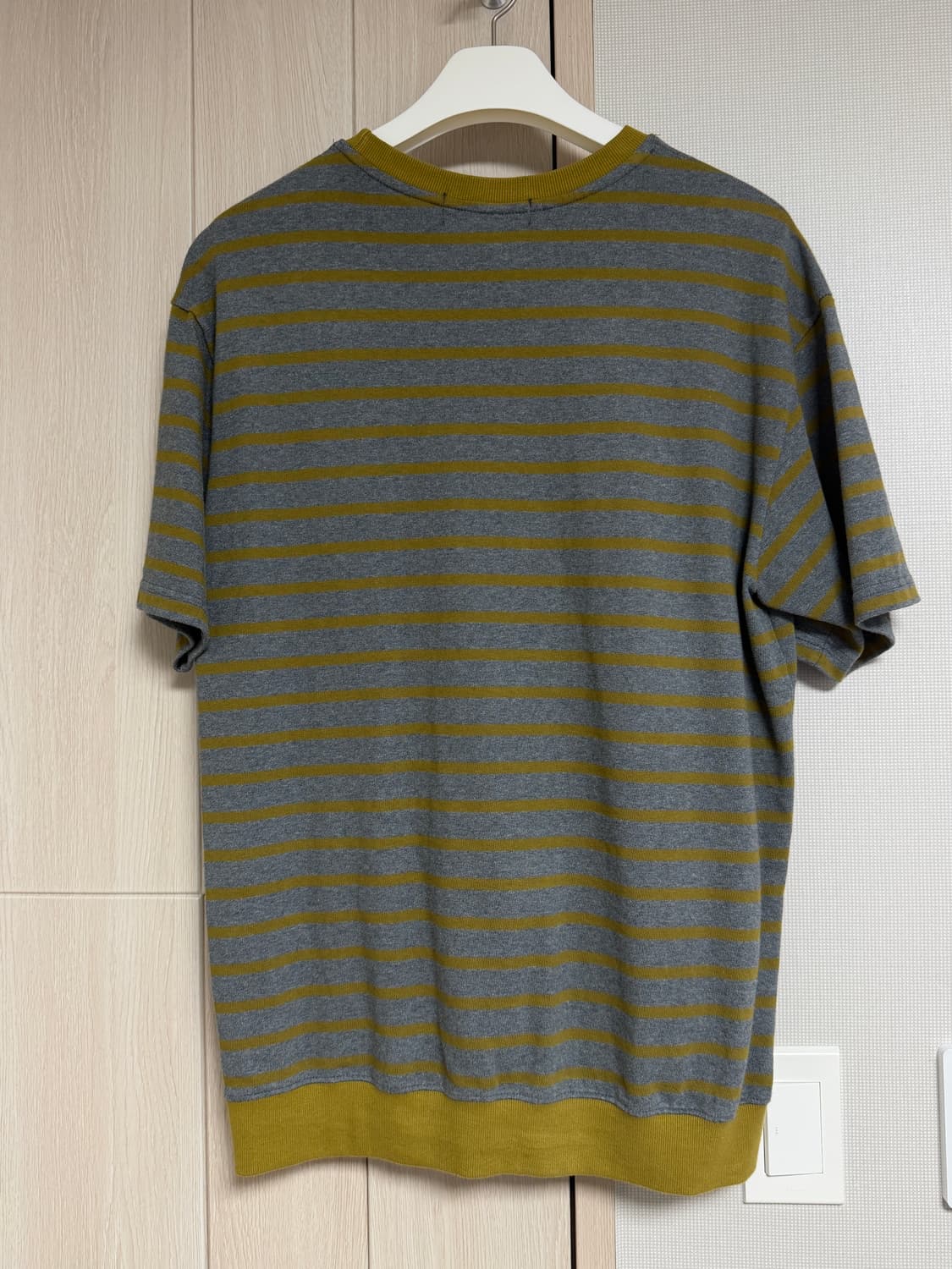 노운 stripe sweat t-shirts (charcoal)  1 상품이미지2