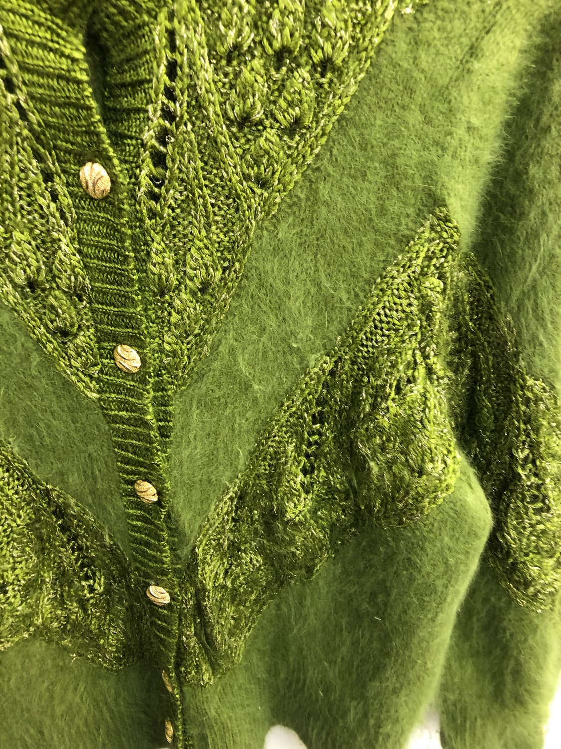 lime green cardigan 상품이미지5