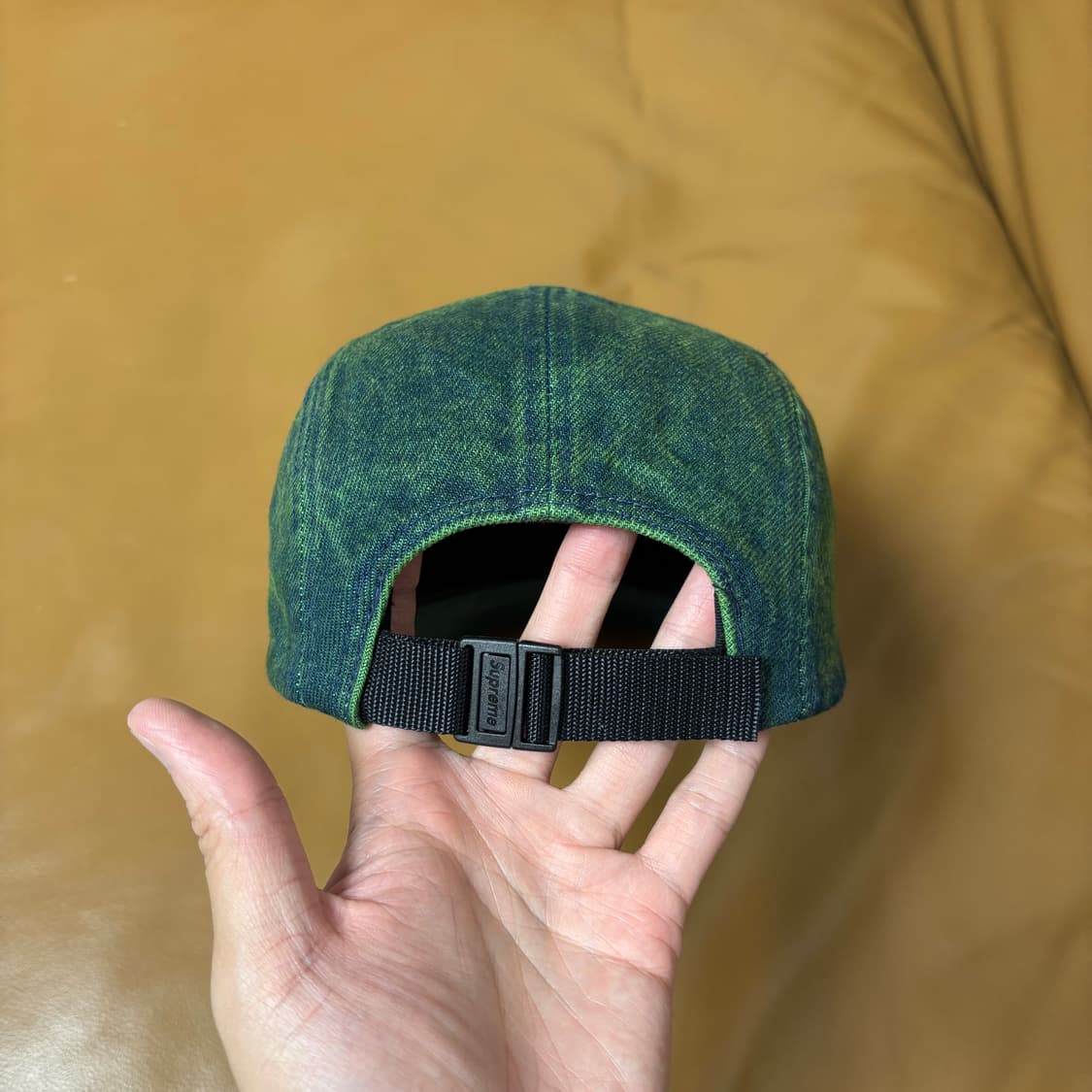 Supreme 슈프림 23ss 오버다이드 데님 그린 캠프캡 모자 상품이미지7