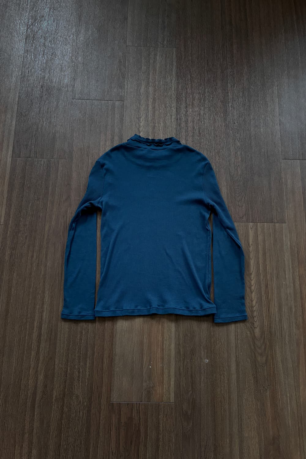 Mock Neck Frill Top 상품이미지5