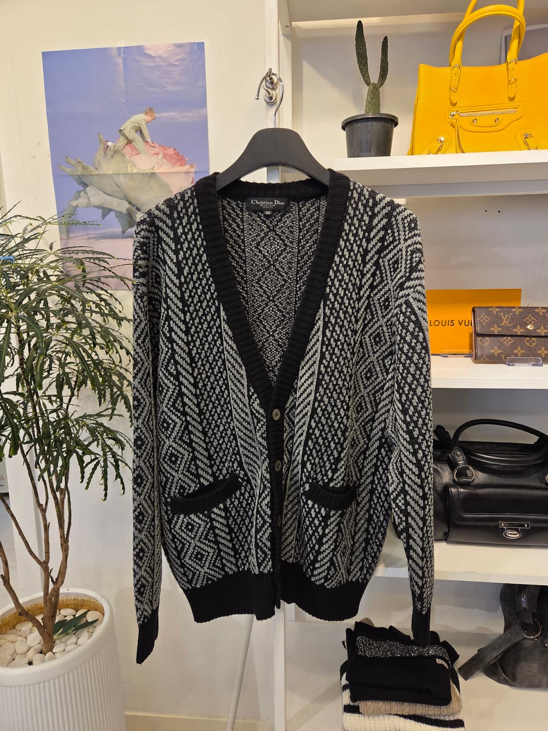 크리스찬디올 무슈 스포츠 울 니트 가디건 상품이미지1