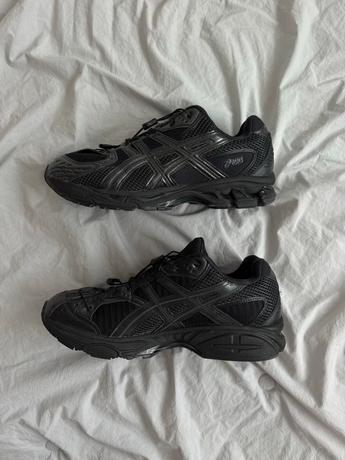 아식스 x 언어펙티드 젤 님버스 10.1 블랙 블랙 280 상품이미지4