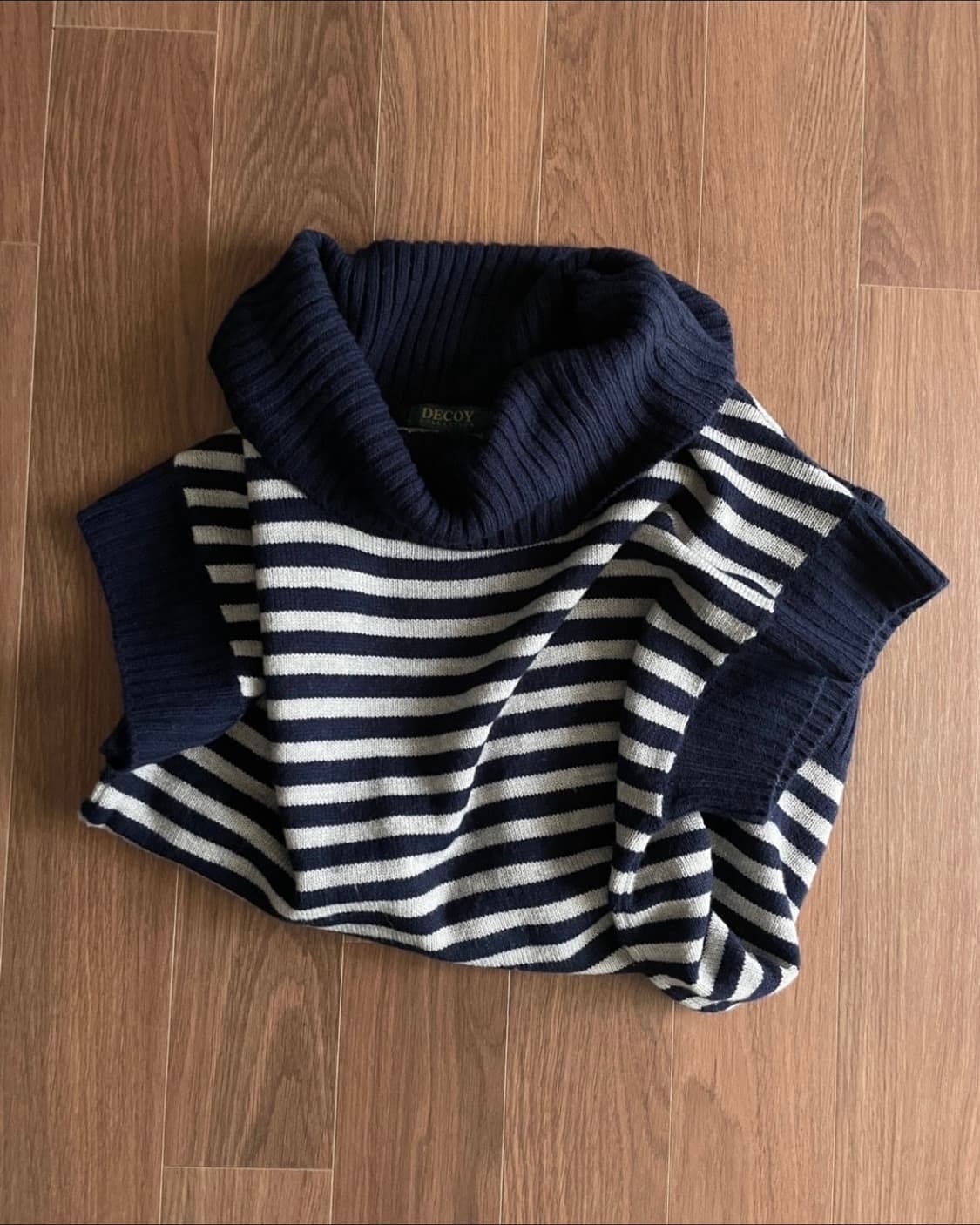 wide turtleneck stripe knit 상품이미지3