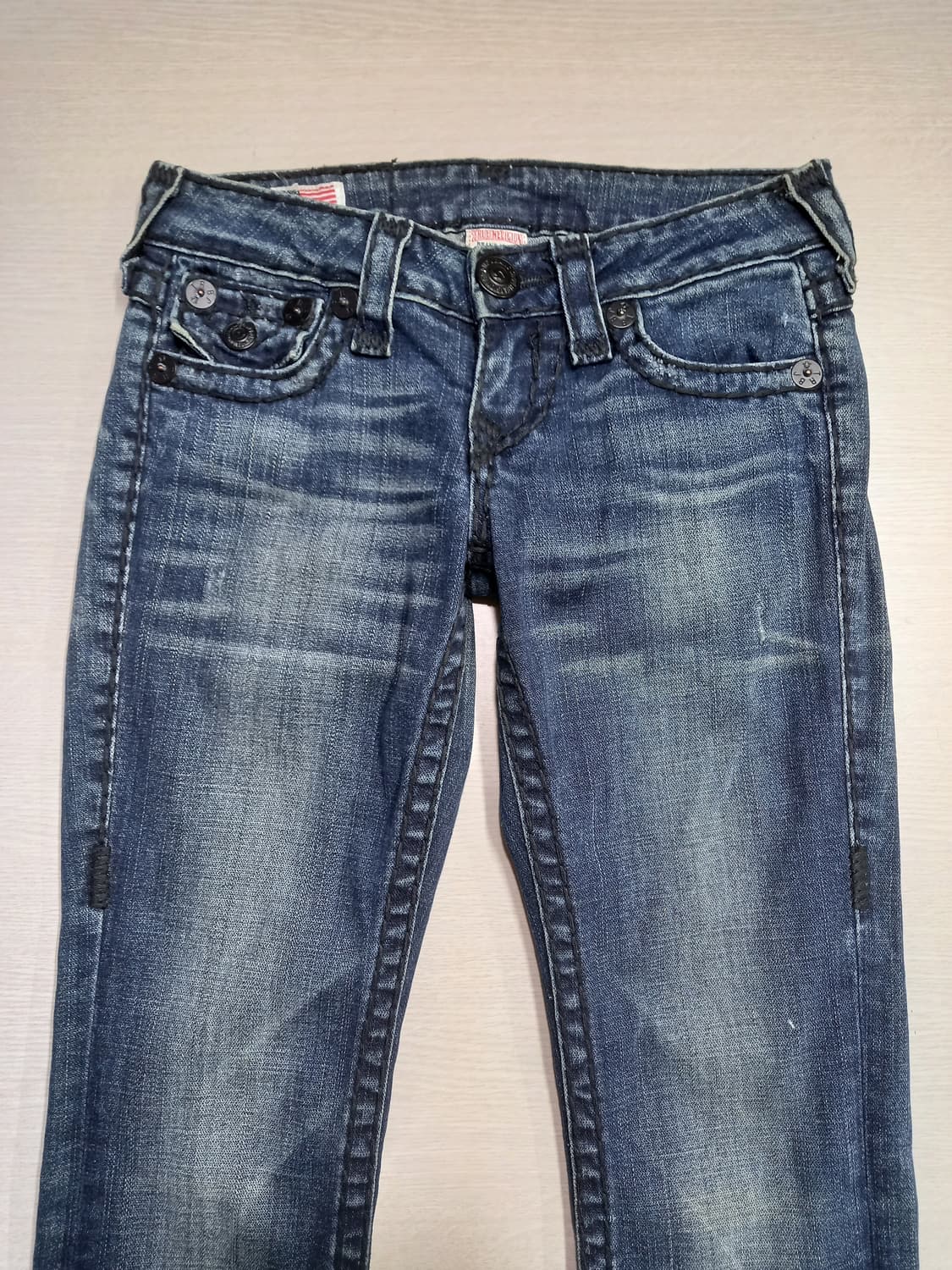 25 트루릴리젼 USA 골반 스판 약부츠컷 진청 25-290 상품이미지3