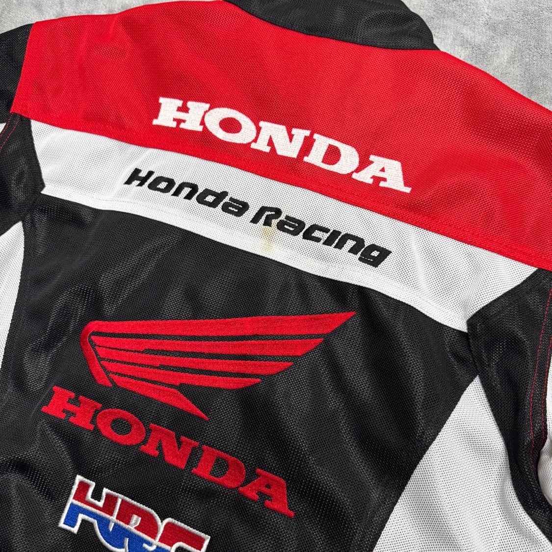 혼다 레드 블랙 배색 레이싱 자켓 상품이미지6