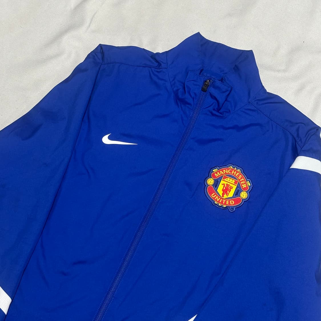 M 나이키 맨체스터유나이티드 블루 바람막이 상품이미지1