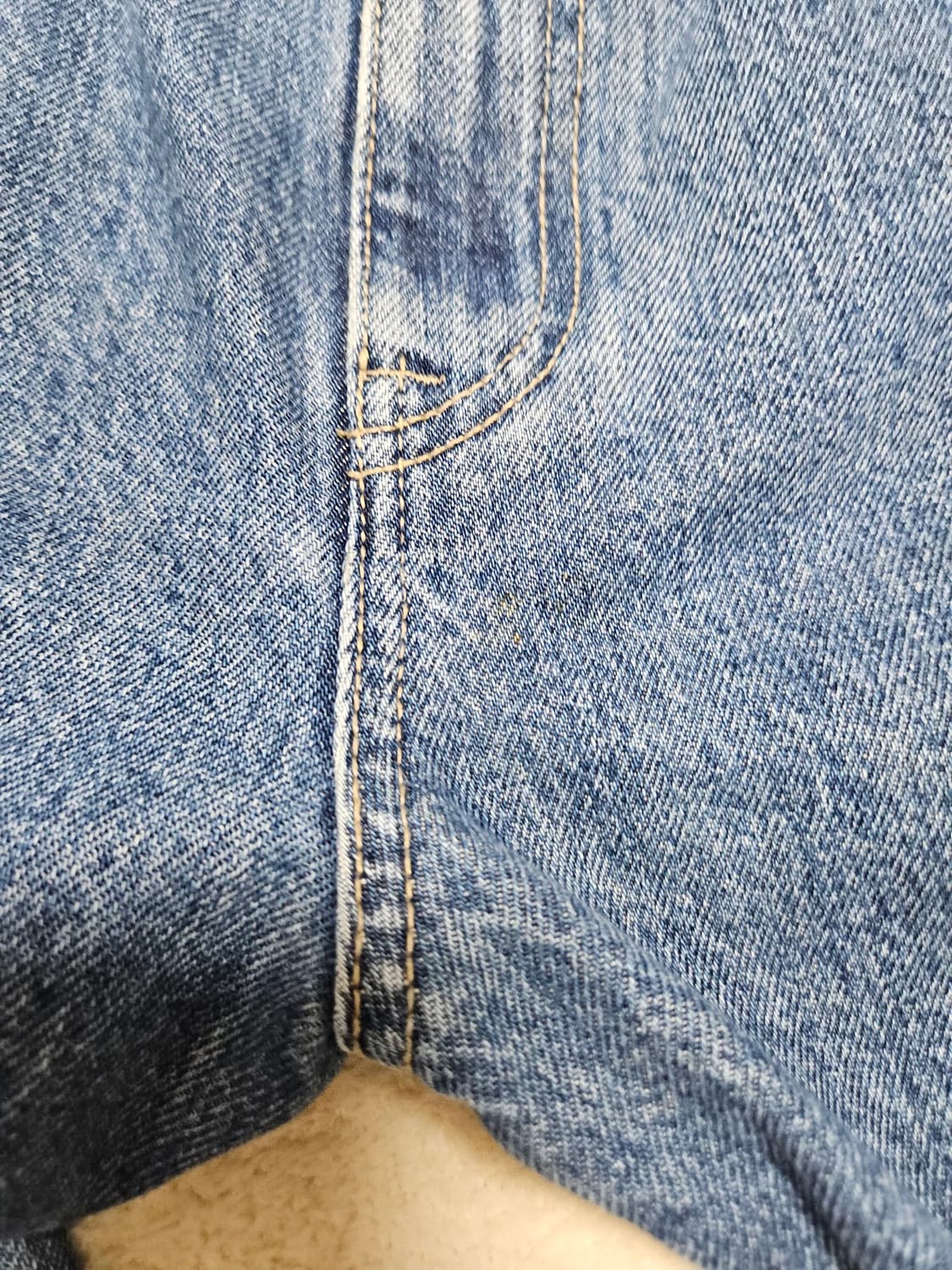 플랙 스트레이트 데님 팬츠 급처 상품이미지6