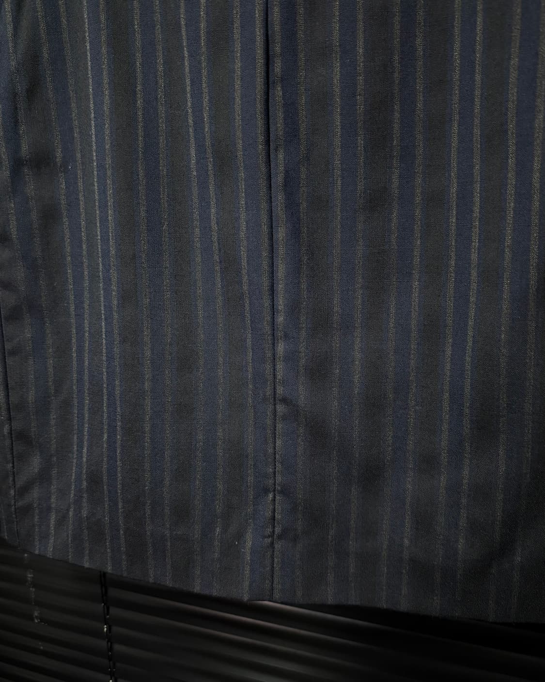 띠어리 울 모 스트라이프 남색 네이비 차콜 블랙 검정 오피스 치마 스커트 상품이미지4