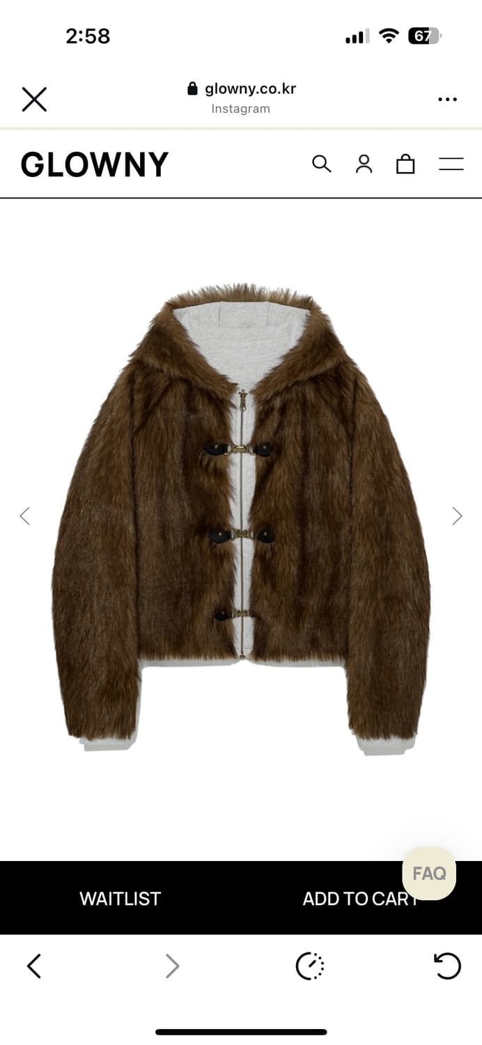 GLOWNY MOOR REVERSIBLE FUR JACKET 상품이미지1