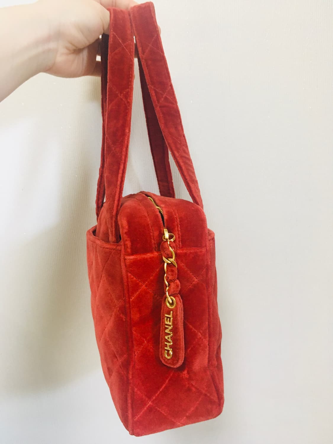 샤넬 벨벳 토트백 상품이미지3