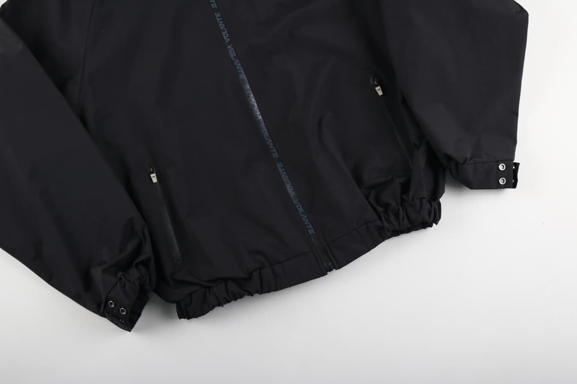 [3] 볼란테 블랙 웜업 땀복 바람막이 자켓 상품이미지3