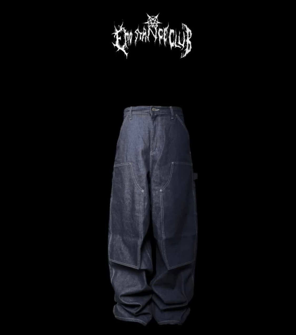 Japanese carpenter wide baggy jeans 상품이미지1