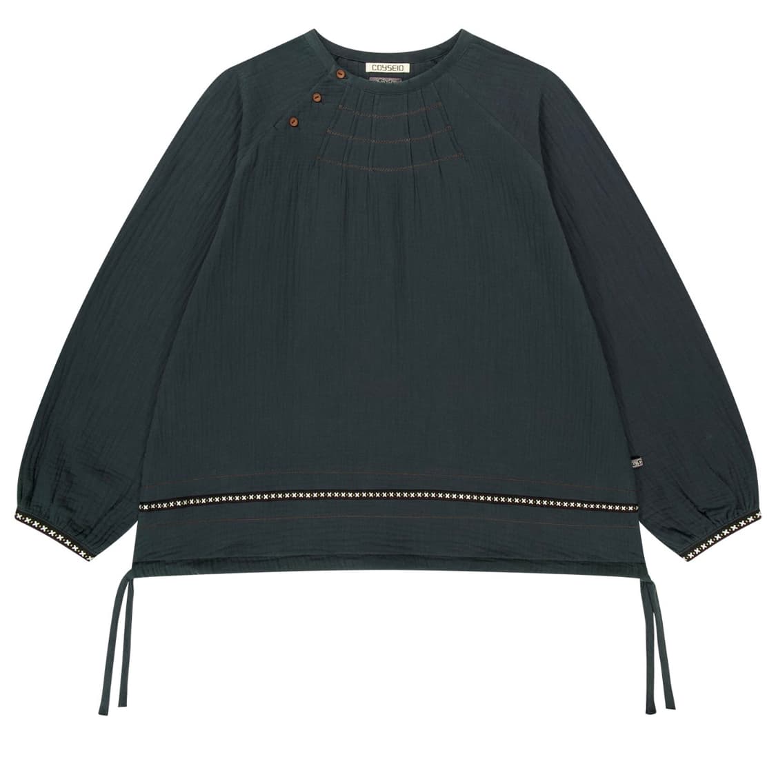 코이세이오 브라이스돌 ZIGZAG PINTUCK BLOUSE 상품이미지1