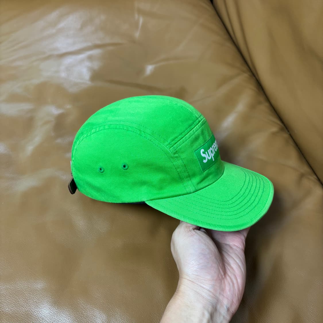 Supreme 슈프림 워시드 그린 캠프캡 모자 (Washed Green) 상품이미지3