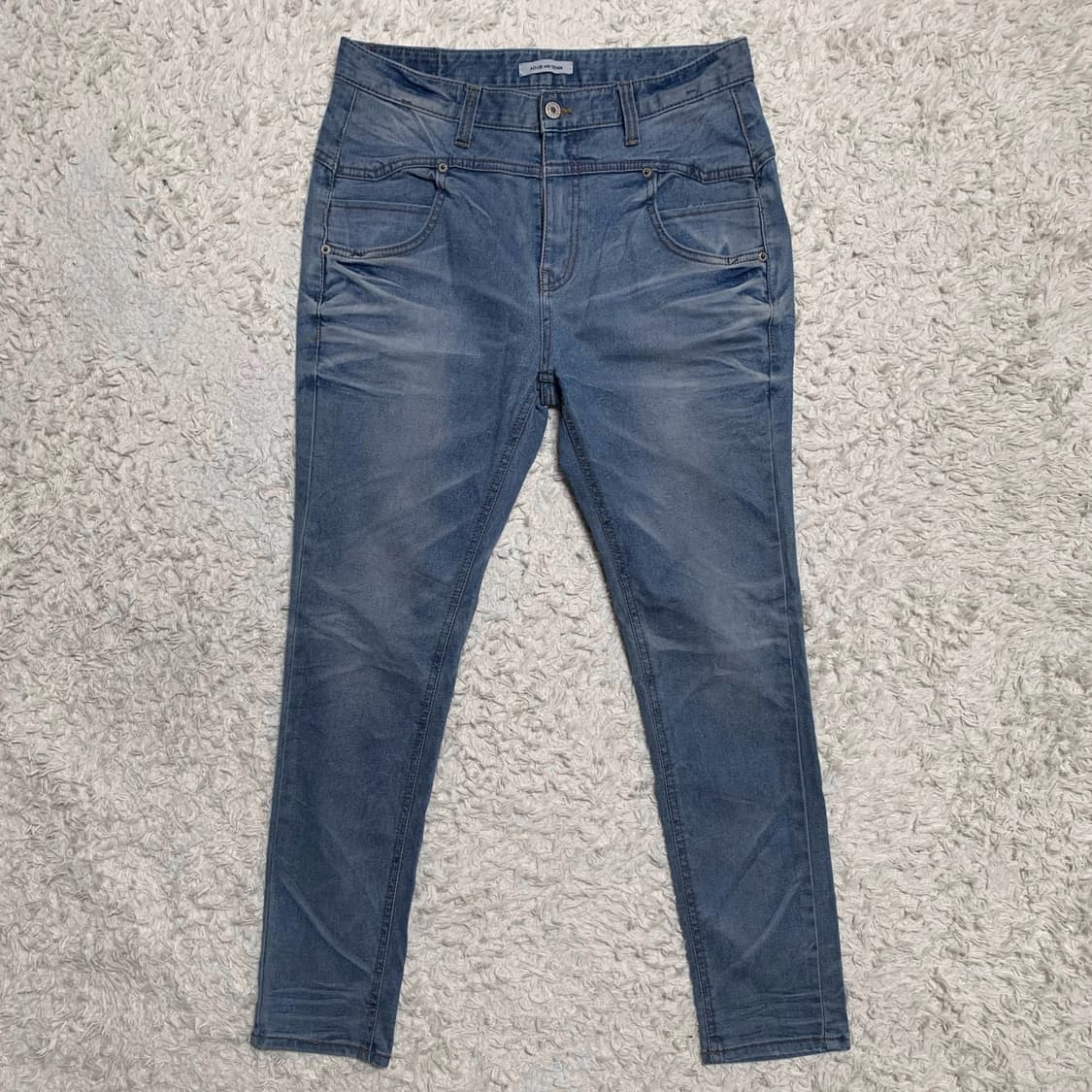 [31] AD LIB 패치워크 스키니진 상품이미지4