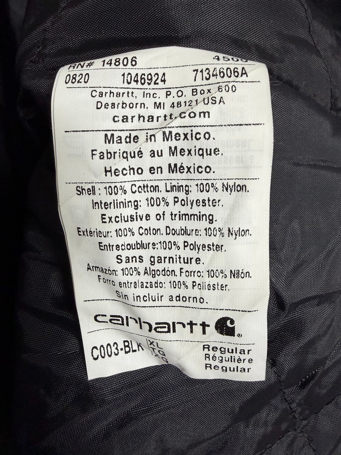 칼하트 벅 5555CT 재킷 상품이미지4